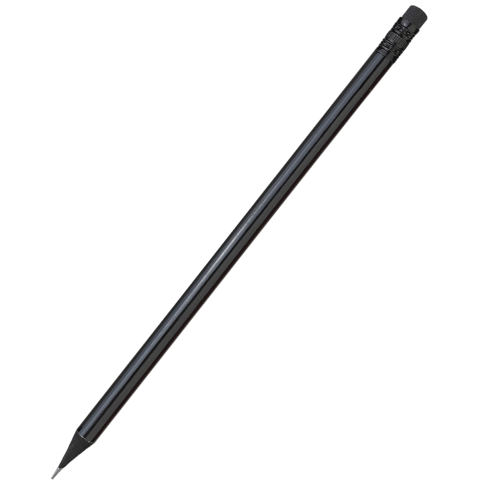 Карандаш с цветным корпусом Negro, черный-S