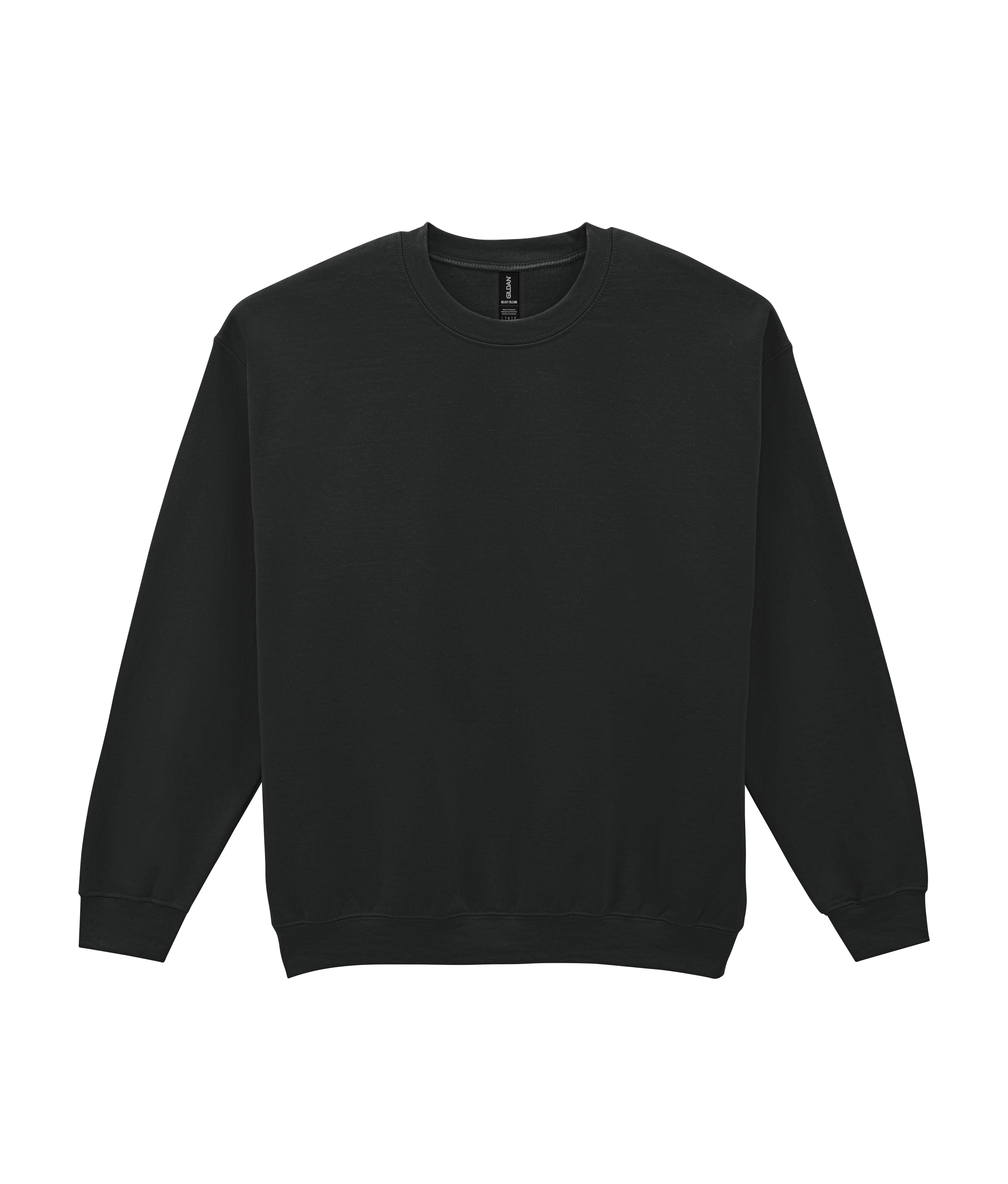 Свитшот HEAVY BLEND, ЧЕРНЫЙ 2XL