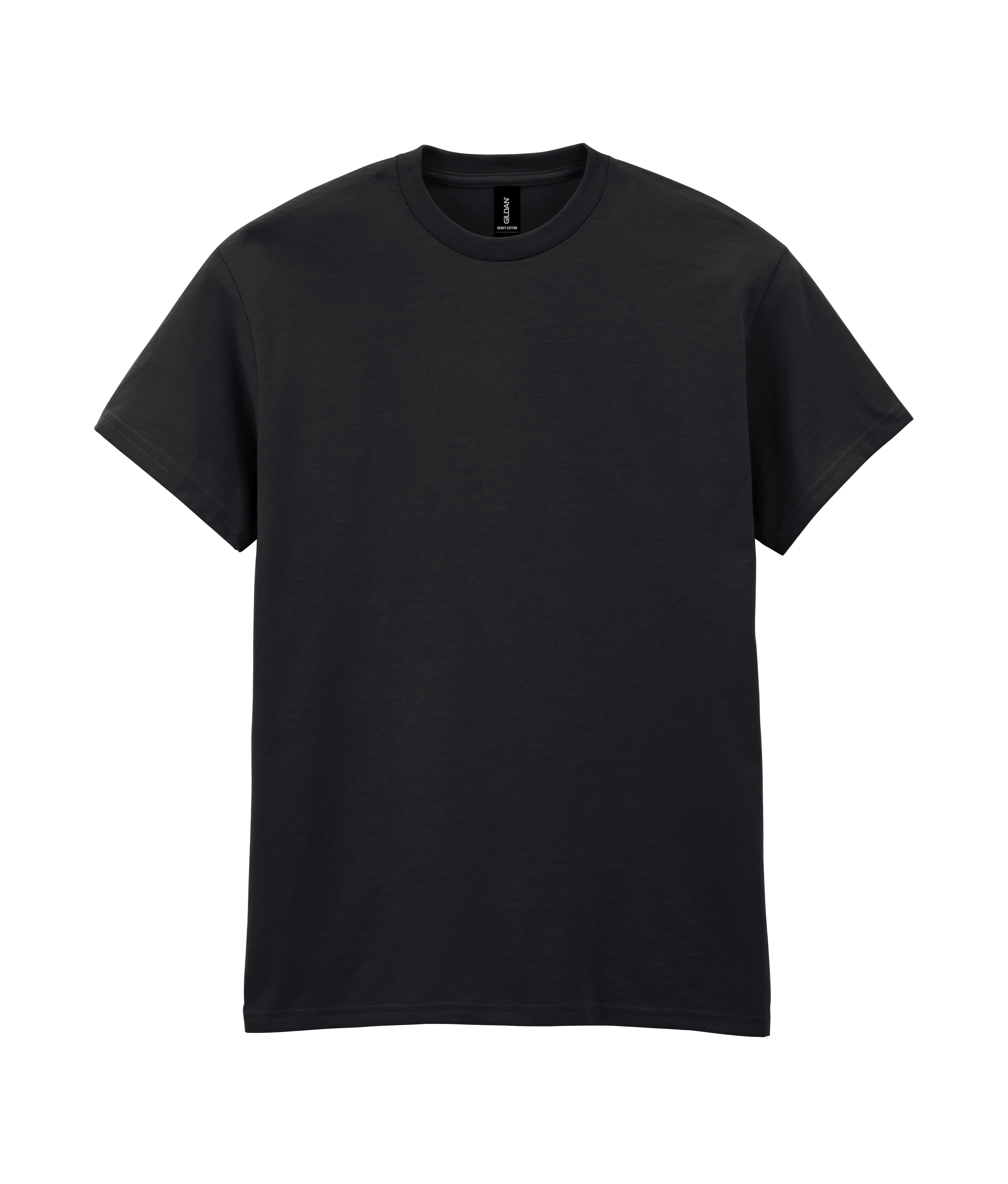 Футболка HEAVY COTTON, ЧЕРНЫЙ 5XL