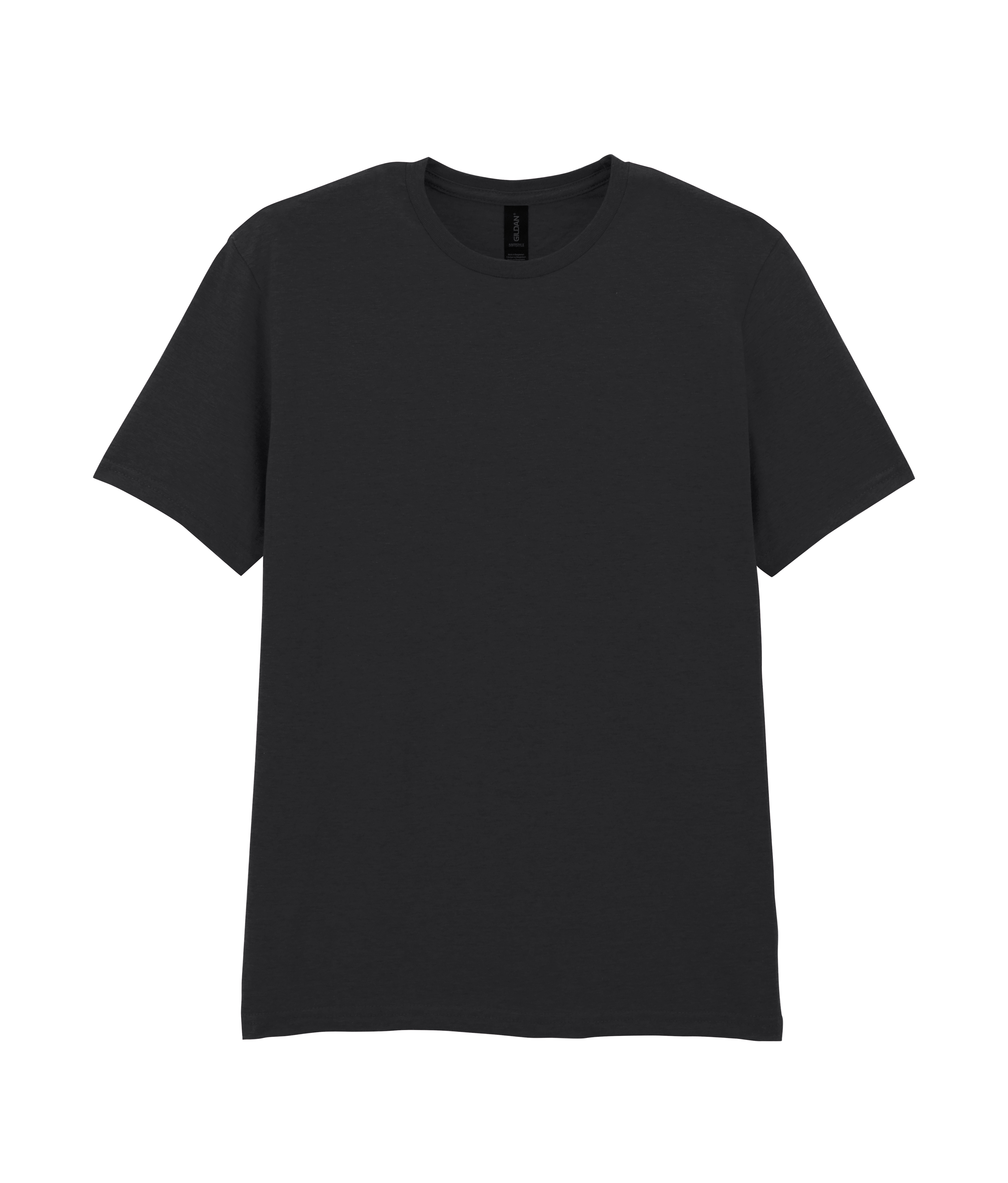Футболка SOFTSTYLE, ЧЕРНЫЙ 4XL