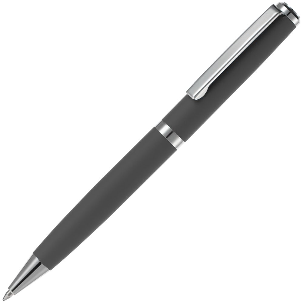 Ручка шариковая Inkish Chrome в футляре, серая