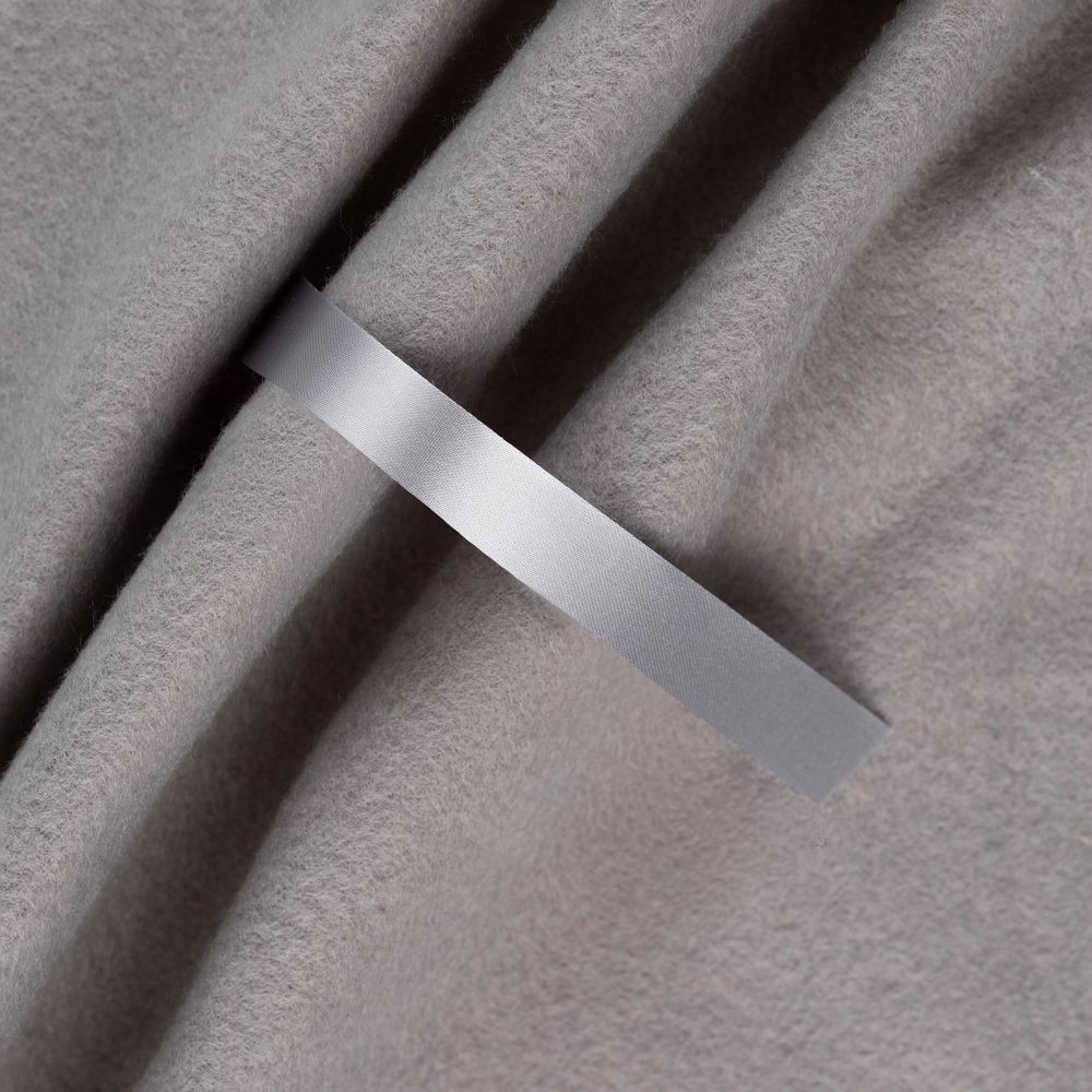 Лента сатиновая Satin 10 М, серая, 70 см