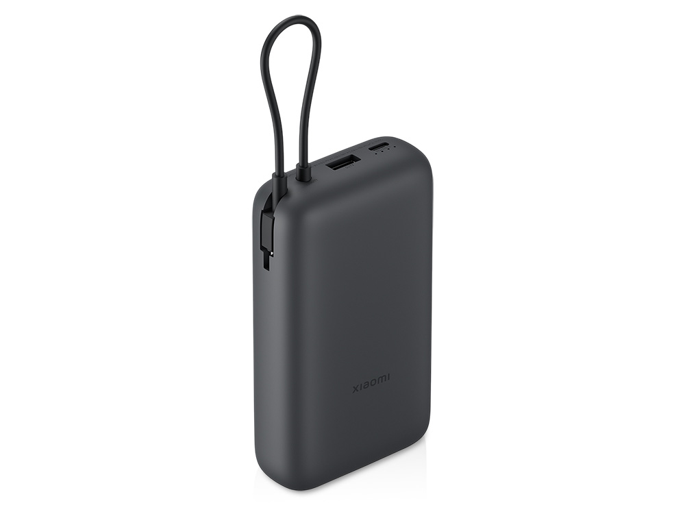 Внешний аккумулятор с встроенным кабелем Xiaomi Power Bank (Integrated Cable), 20000 мАч