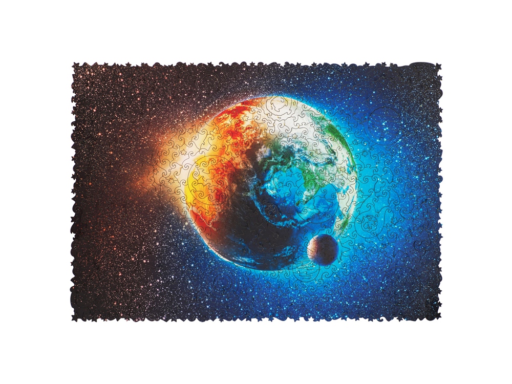 Деревянный пазл «Earth»