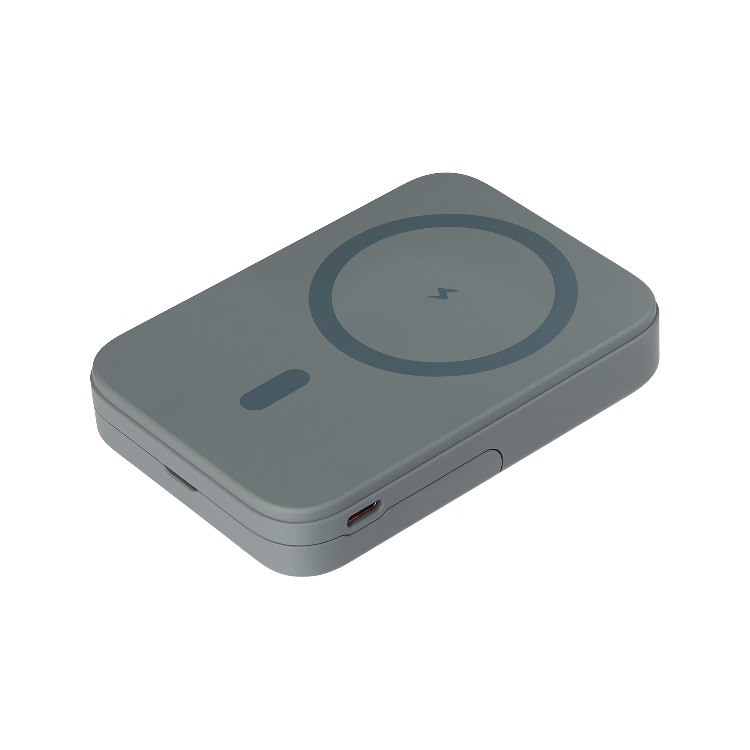 Внешний аккумулятор Юнион PD (Union PD) 10000mAh с функцией беспроводной зарядки 15W, серый