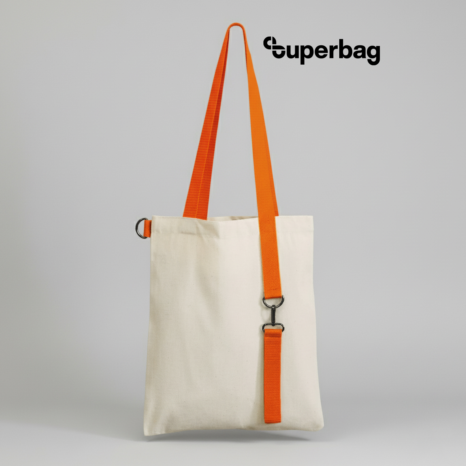 Шоппер Superbag с ремувкой 4sb (неокрашенный с оранжевым)