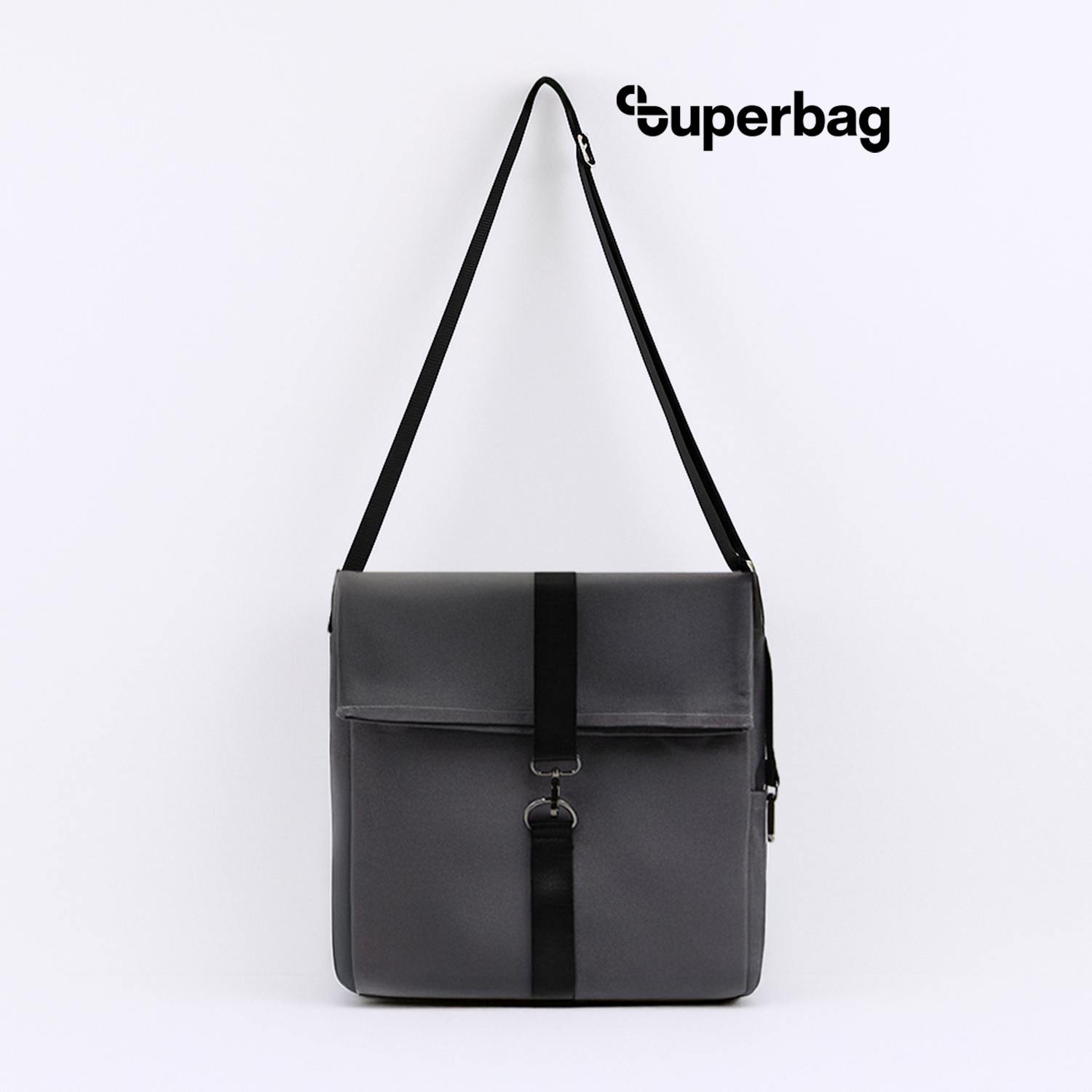 Шоппер Superbag Companion (серый с черным)